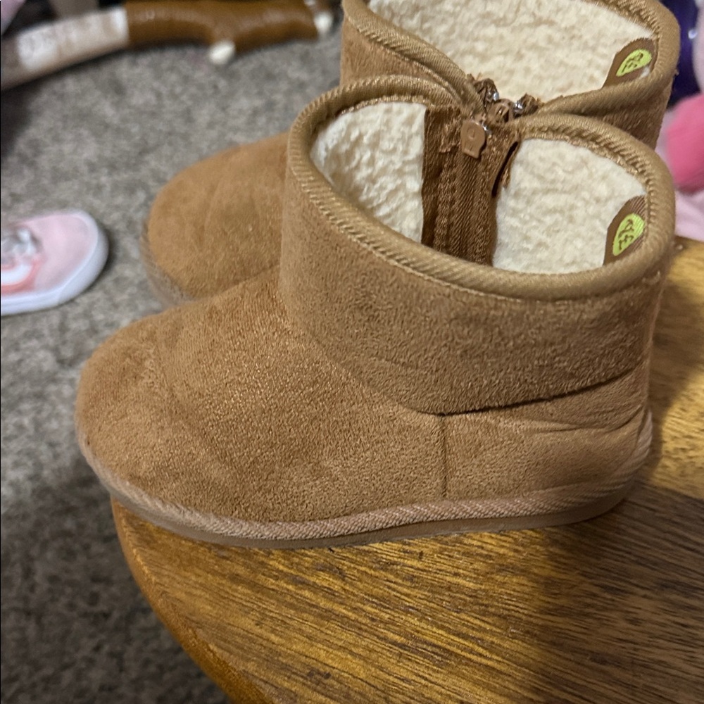 Cozy Brown Baby Boots